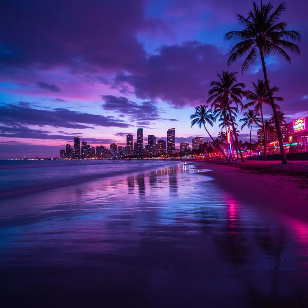 Neon Shore Vibes
