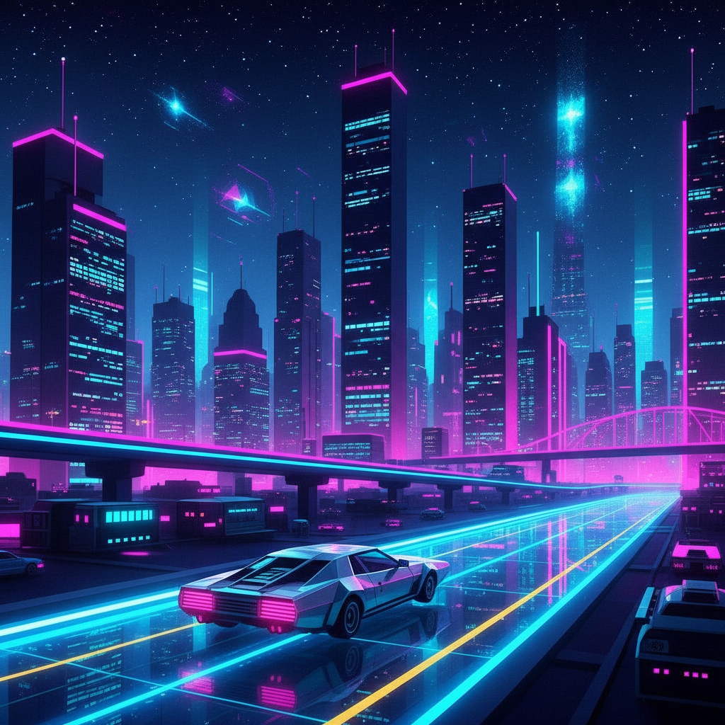 Neon Gridlock